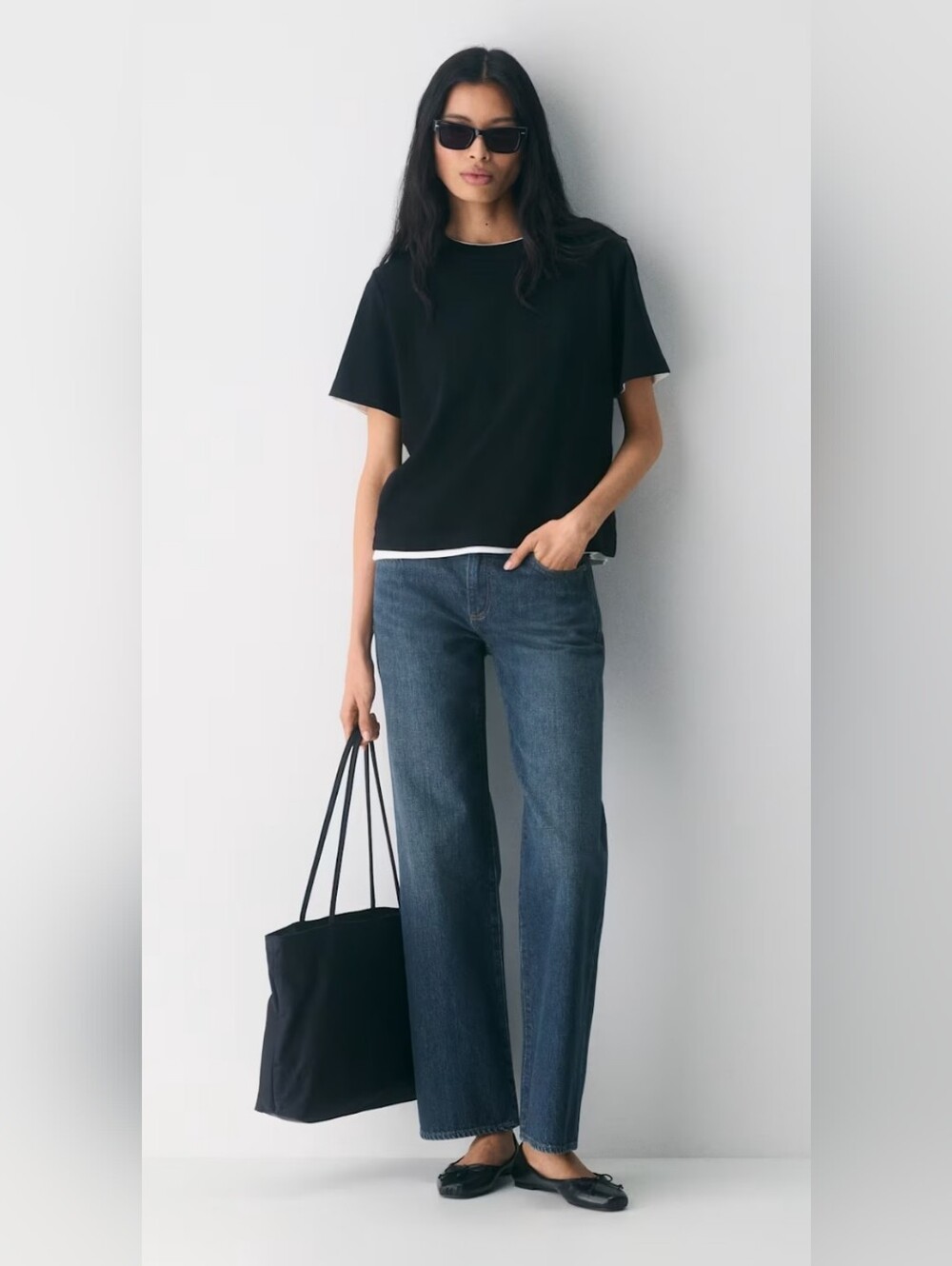 Aritzia Denim Forum The Farrah Lo-Rise Wide Jeans
